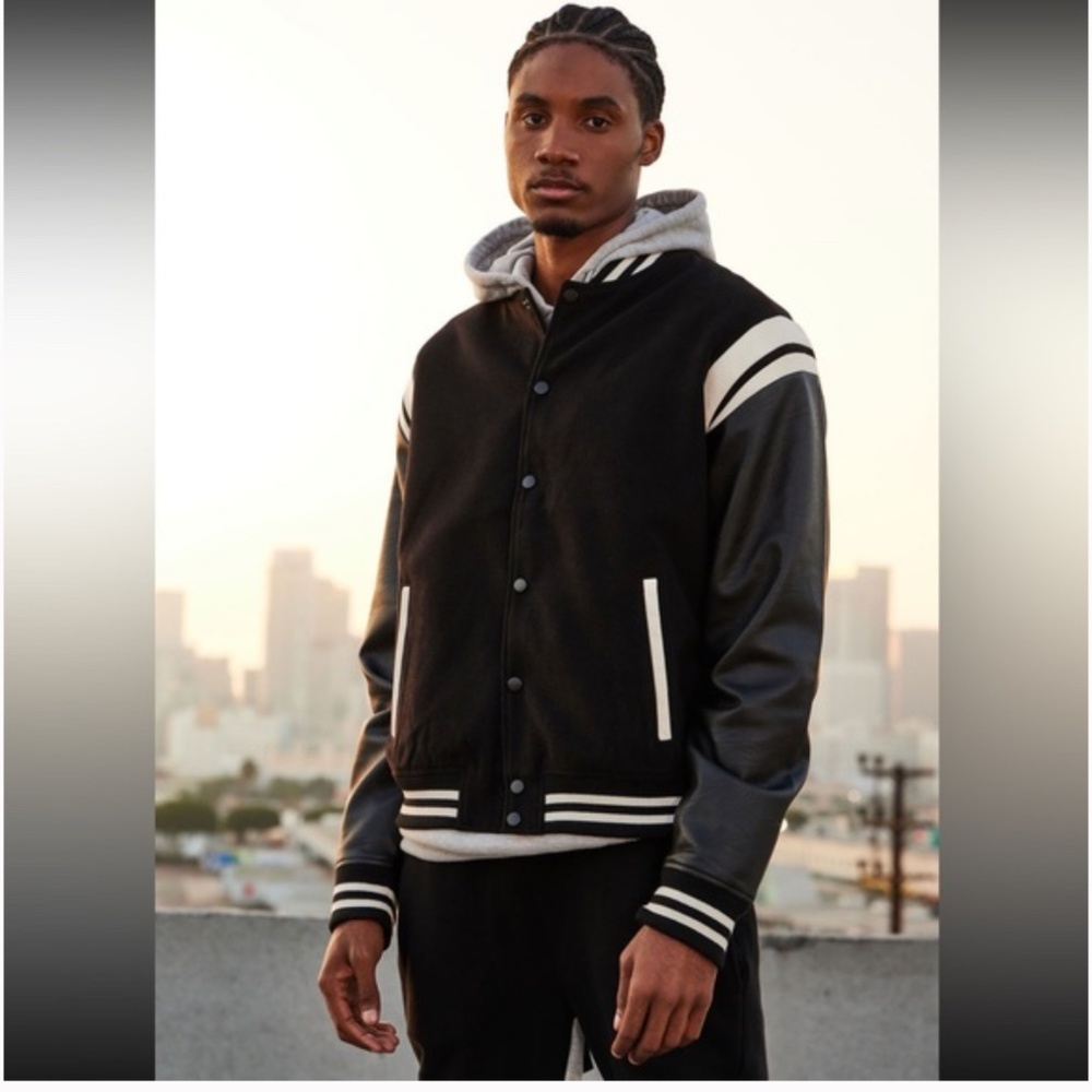 Black Varsity Jacket